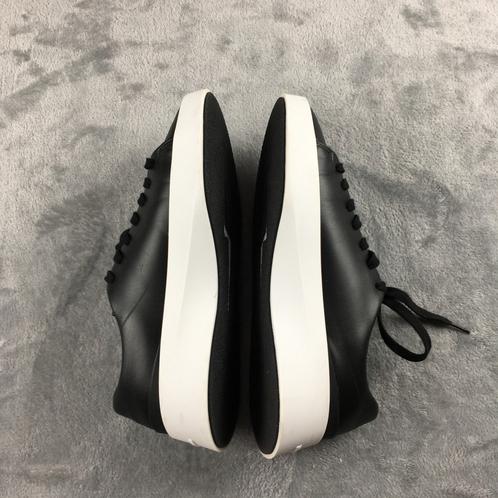 Wolf & Shepherd Cruise' Lo Black & White Sneakers Mens 7W Women 9W EU 40 Preppy - Picture 4 of 16
